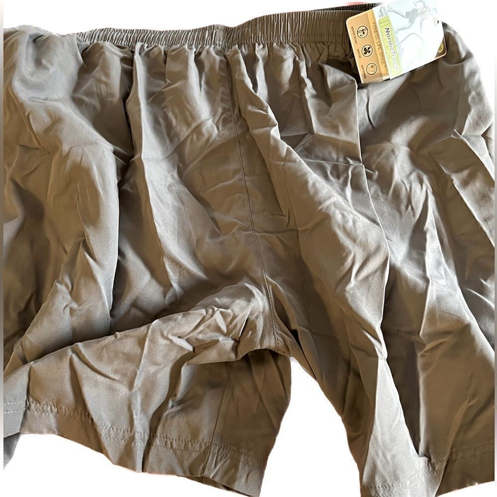 Nordictrack mens shorts, lightweight polyester, never worn!